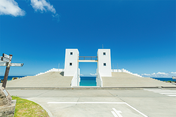 新島村の羽伏浦(はぶしうら)海岸の風景