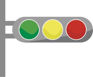 車両用信号機のイラスト