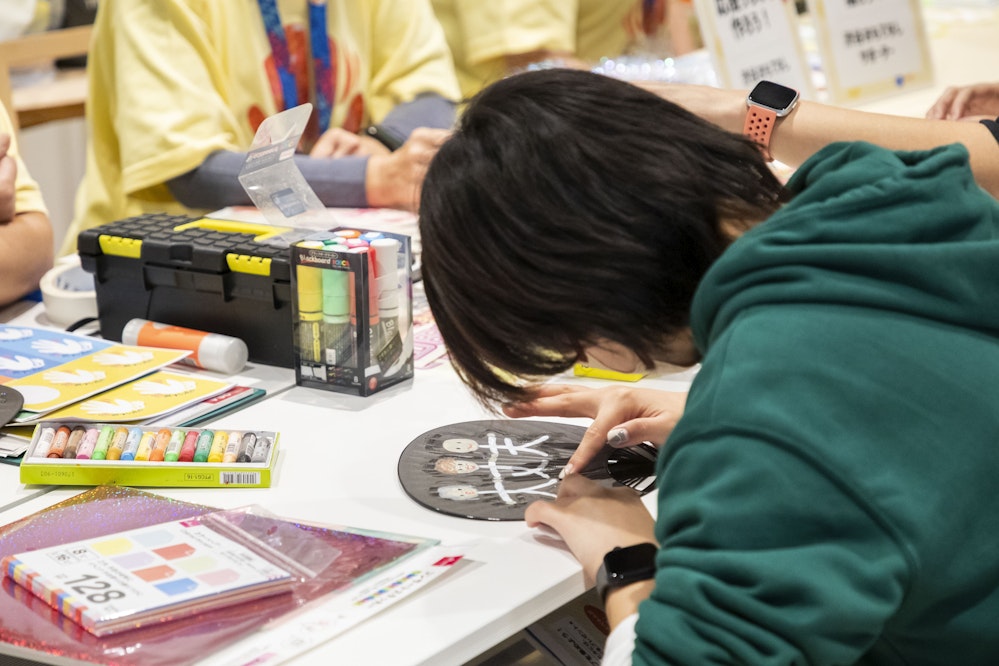 応援うちわ作成写真