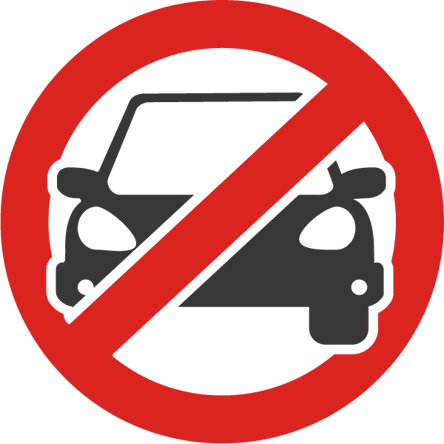車両通行止めマーク